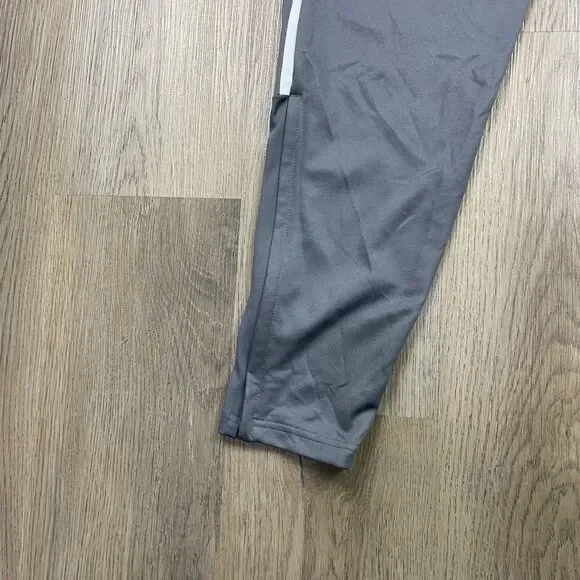 Adidas Pants Mens Large Gray Tiro AEROREADY Soccer Stripe Athletic Track